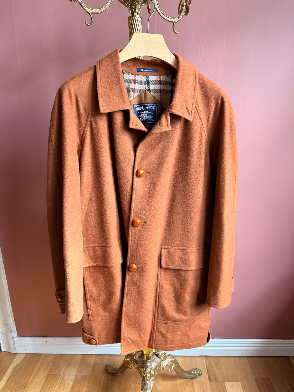 Burberry – Wool Cashmere Raglan Coat – Brown (EU 48 / M)