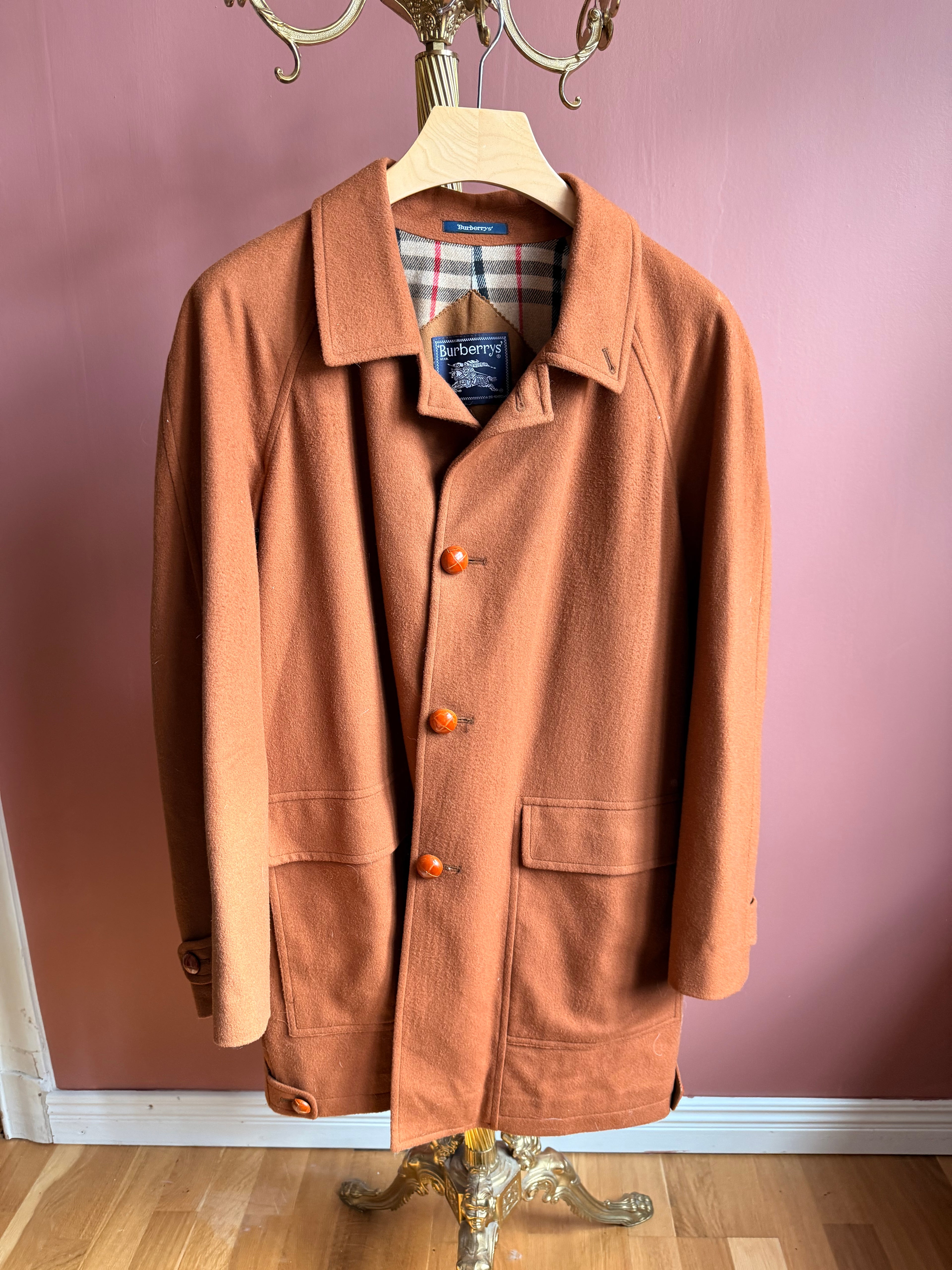 Burberry – Wool Cashmere Raglan Coat – Brown (EU 48 / M)
